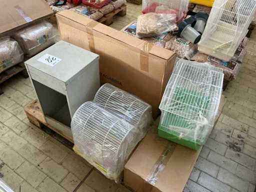 Stock of various accessories for animals