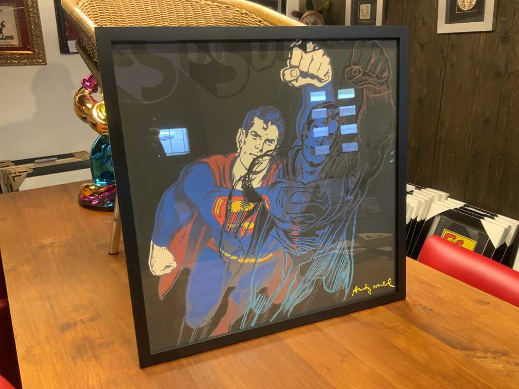 Litografia Andy Warhol "Superman"