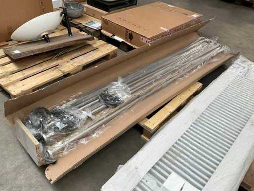 Gordijnroede (225 cm) (5x)