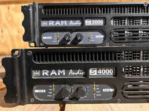 RAM Audio - S3000 + S4000 - Amplificateur (2 x) défectueux !