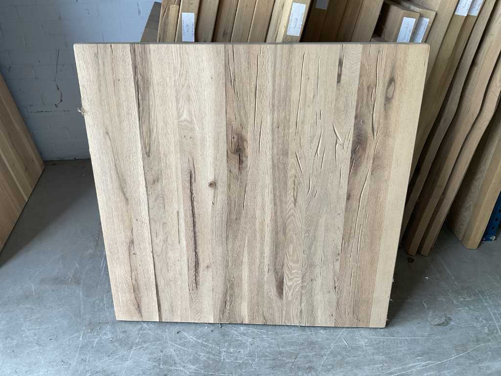 Oak table top 105x105 cm