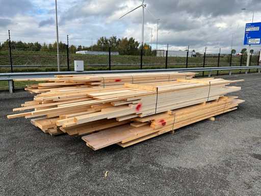 Vuren Bouwhout Ruw En Geschaafd +/-7M3