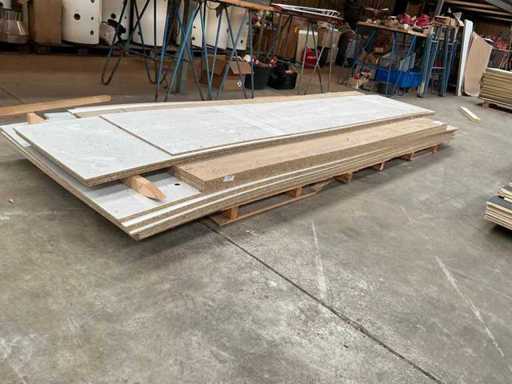 Imprimé blanc en carton compressé résistant à l’humidité