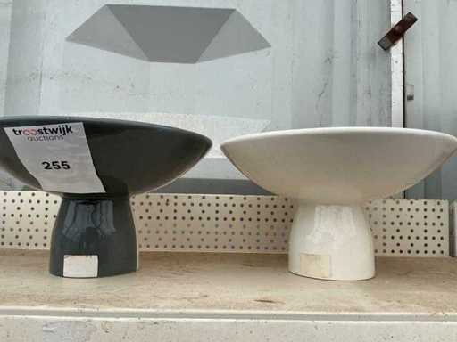 Décoration royale Boch Matériau en porcelaine (2x)