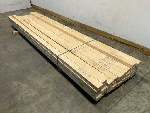 Gehobelter Fichtenbalken 360x9,5x5,8 cm (30x)