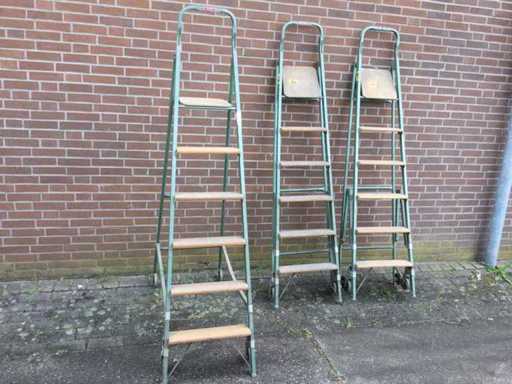 Verrijdbare trappen (3x)