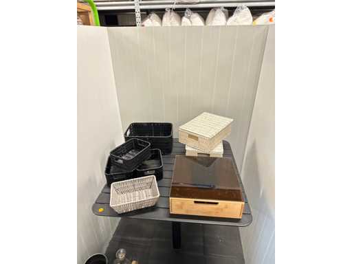 Keukengerei mandjes en opbergdoos