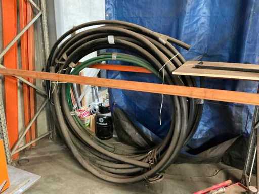 Batch of plastic pipes