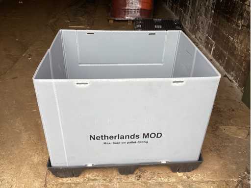 Angielska plastikowa skrzynia paletowa (10x)