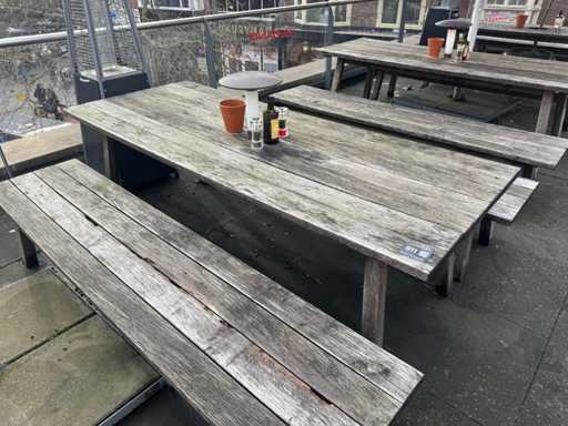 Hutten - Terrastafel met verlichting