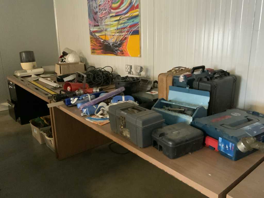 batch of tools and cases