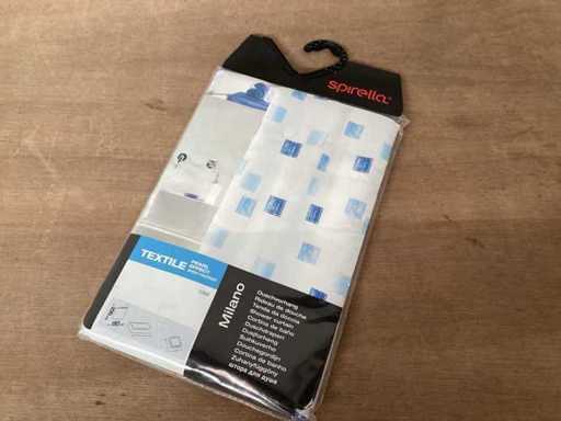 Zasłona prysznicowa Spirella Milano 180x200 cm (40x)