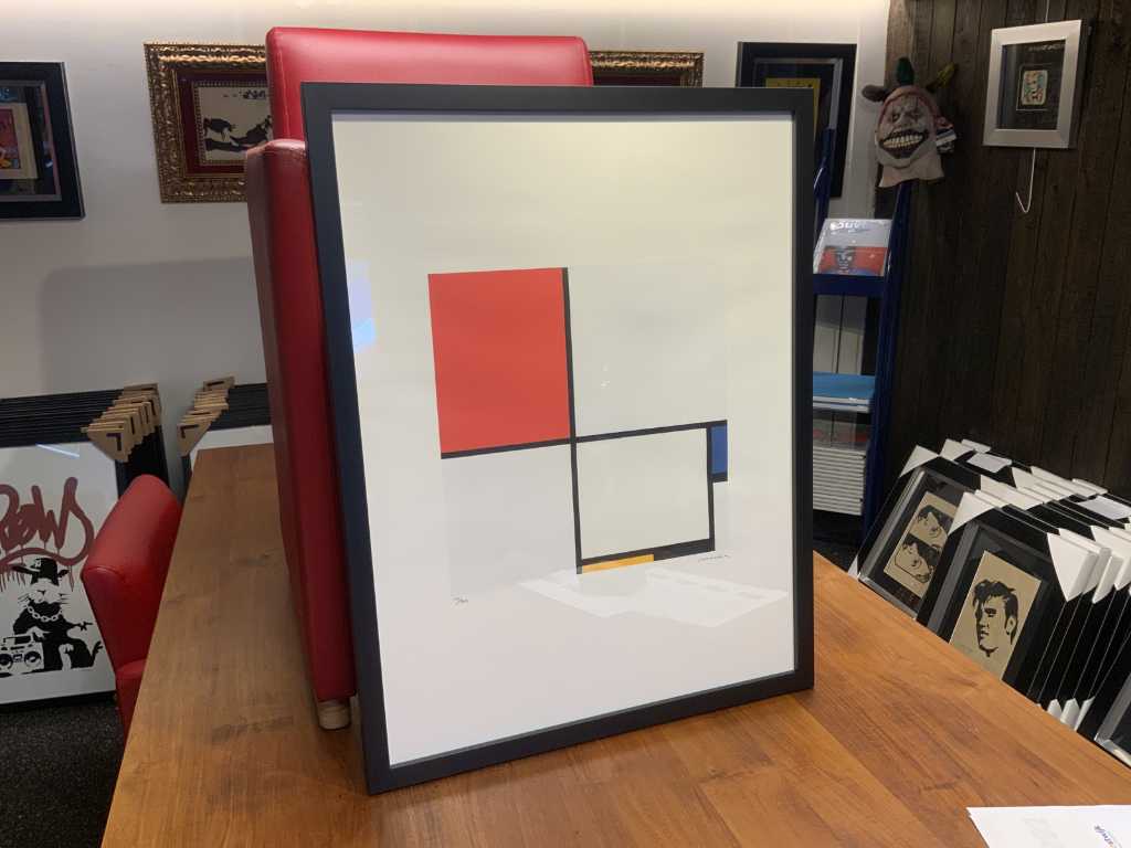Lithographie Mondrian