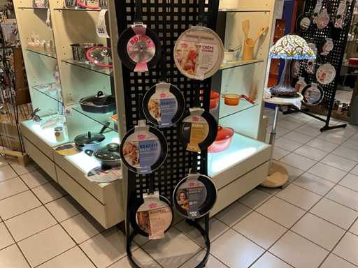 Ensemble de poêle GsW (7x) incluant 1 moule à pancake avec un costellon