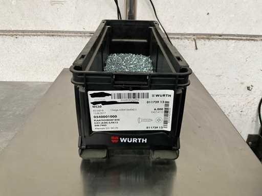 Würth 6,25 kg vis de placement BVK 2,9 x 13 pouces contenant empilable