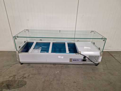 Tefcold - Saladiere - opzet koelvitrine - VK38-120-GLAS
