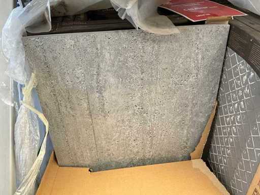 24m2 Colorker Block Silver floor tile (59.5x59.5)