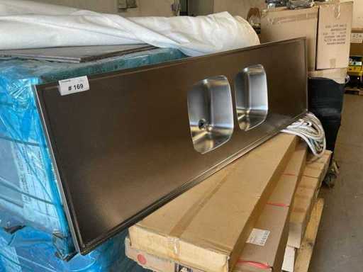 Lavandino a doppia vasca