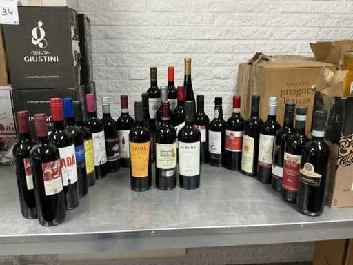 Sortiment de vin roșu (25x)