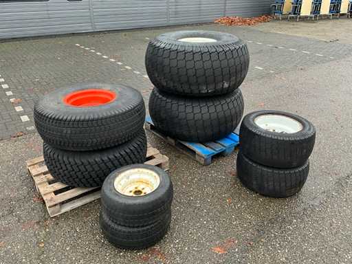 2x Minitractor Gazonbanden Set