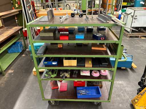 BAUR Tool trolley with contents