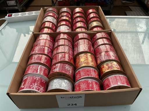 Rocchetto Yuta. Party Jute Weihnachtsband.