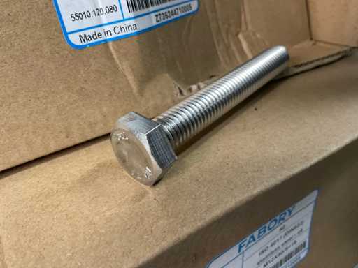 Fabory M12 x 80 Bouten (400x)