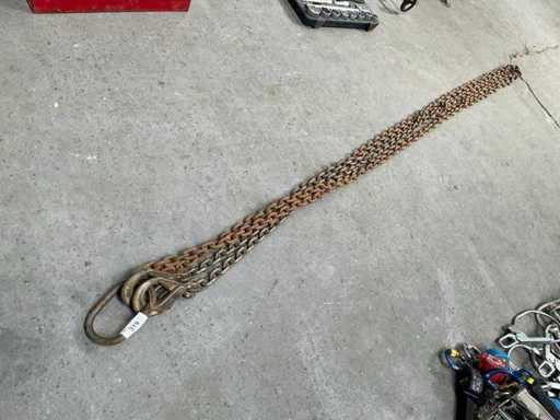 2-Sprong hijsketting 6 M