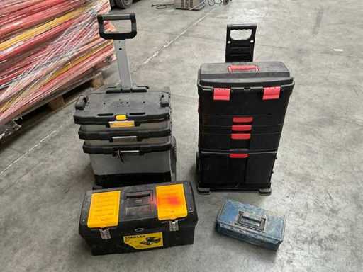 Diverse Gereedschapskoffer (4x)