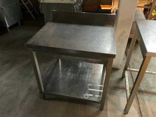 Tavolo da lavoro in acciaio inox