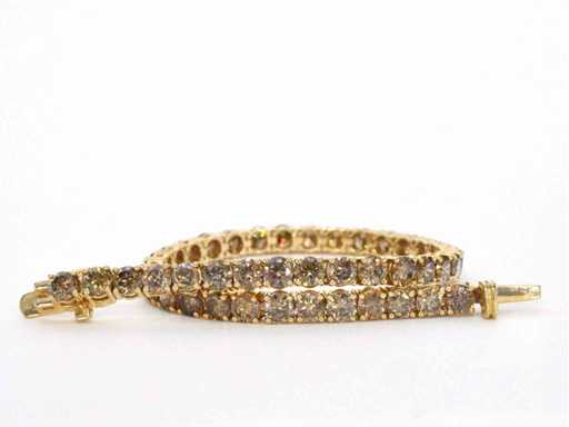 Bracelet en or avec diamants 10,00 carats