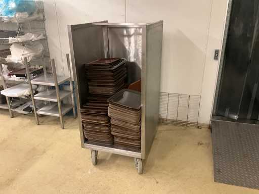 Chariot mobile en acier inoxydable