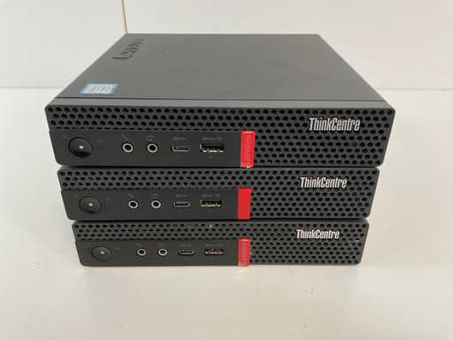 Lenovo ThinkCentre M720q, Core(TM) i3 8. Generation, 4 GB RAM, 128 GB NVMe Mini Desktops (3x)