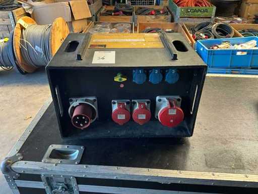 Indu electric 63Ampere Krachtstroom verdeel kast