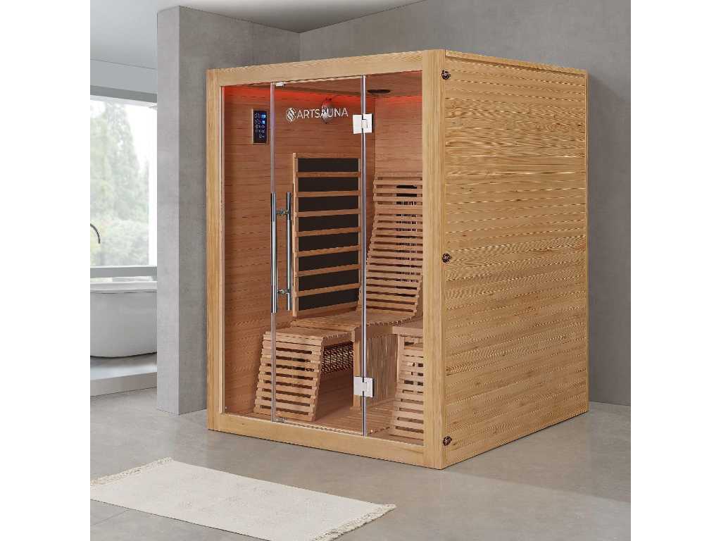 Cabine infrarouge - 150x150 cm avec double technologie