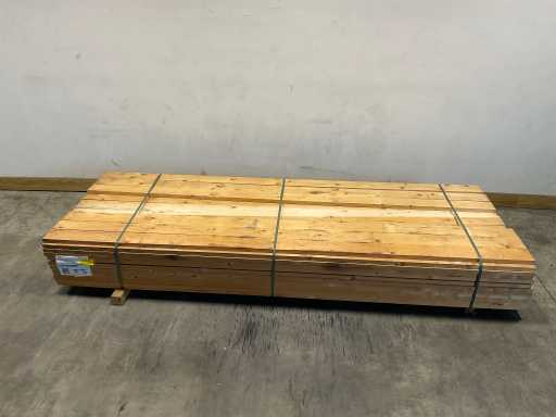 Vuren plank 300x12,5x3,2 cm (100x)