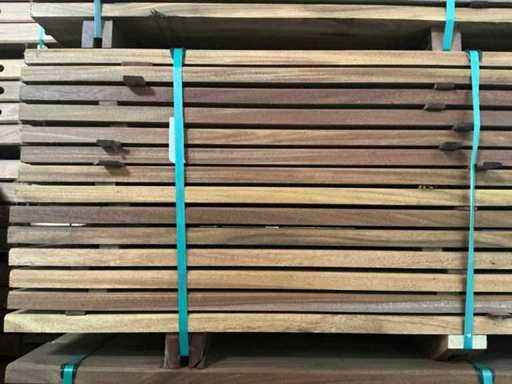 Geschaafde Okan plank (70x)