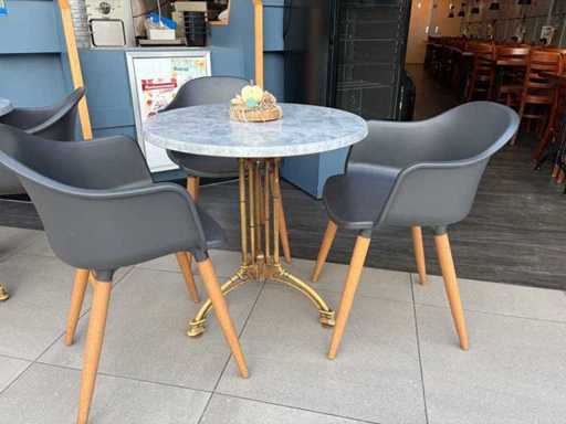 Terrasset - 5 x Tafel en 16 x Stoel