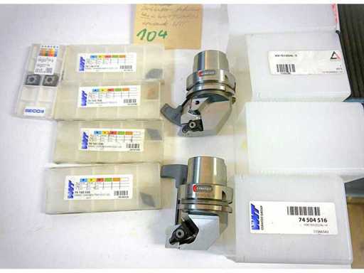 WNT - Supports rotatifs HSK-T63-WSP (2x) + WSP adaptés, inutilisés