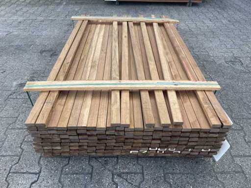 Guyana Ipé Slats planed 1550x45x21mm (177x)