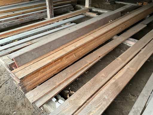 Varie assi di legno di pino (85x)