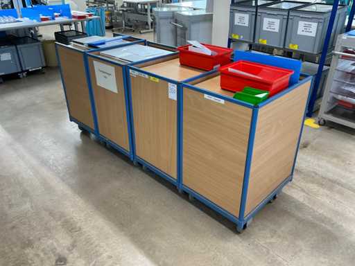 Chariot à étagères (4x)