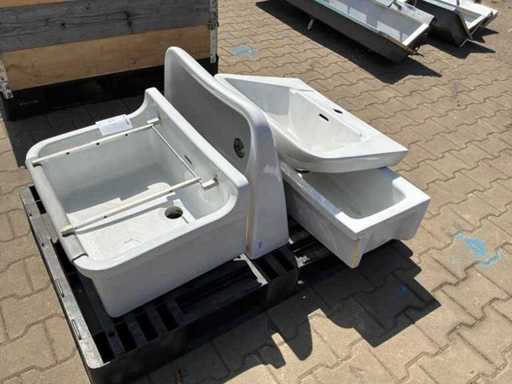 Wasbak (4x)