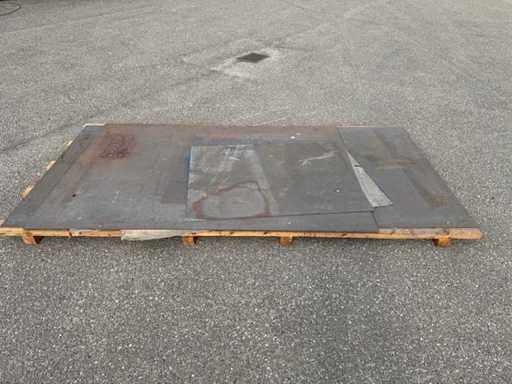 Stalowe płyty 6mm (300x144/220x150/129x99cm) (3x)