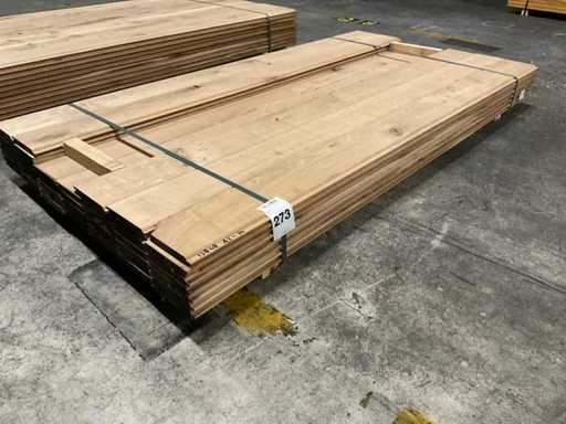 Eiken dakbeschot 20x140 mm (45x)