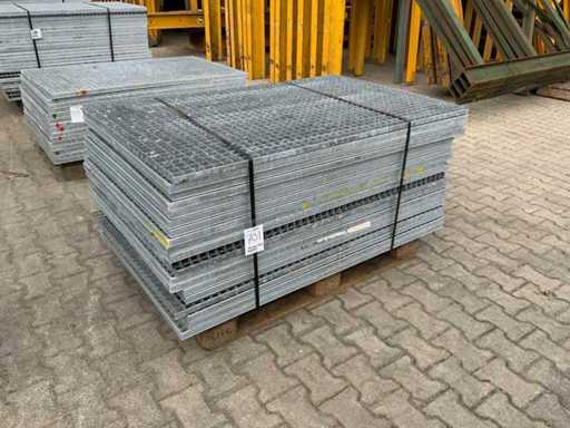 Steel slatted floor 1400x880mm (20x)