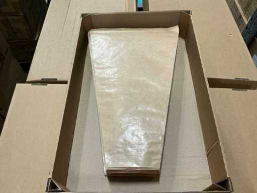 Fournée de manches florales kraft 60x35x13cm (12500x)