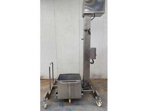 Mobilny podnośnik do pojemników