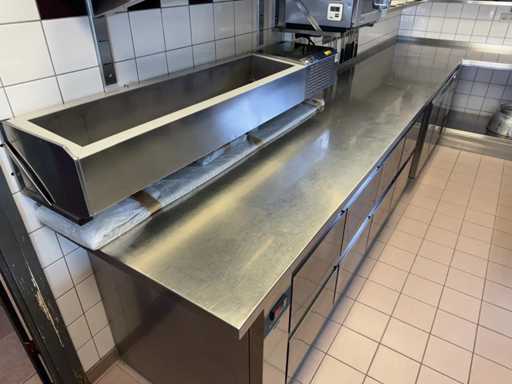 Plan de travail en acier inoxydable