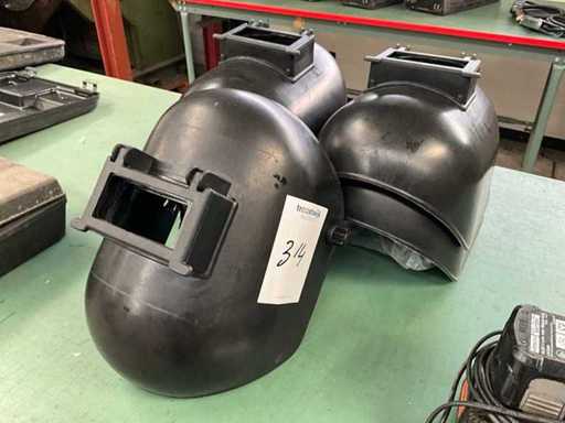 Casque de soudure en plastique (5x)